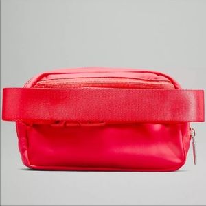 Lululemon Everywhere Belt Bag, brand new with tags! Coral/red raspberry